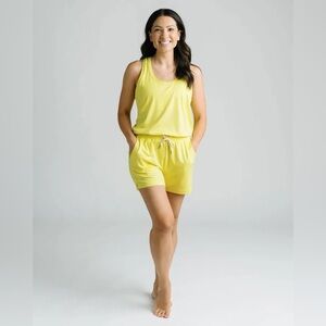 NWT Zyia Lemon Laguna Downtime Romper RC